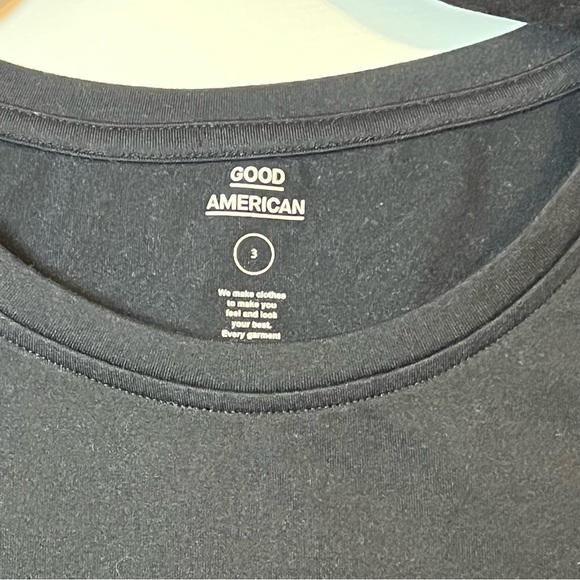 #70 GOOD AMERICAN ICON CROP TOP $75 - Picture 3 of 4
